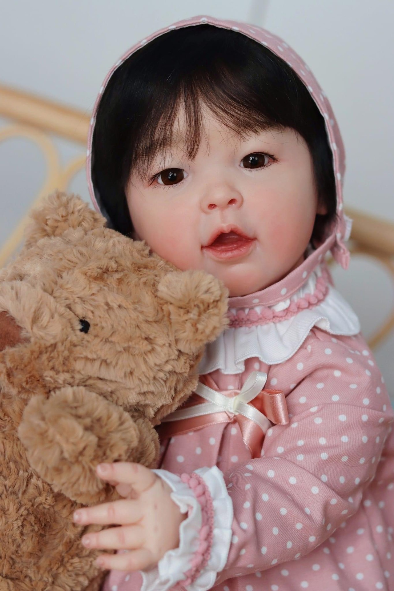 Ethnic Fashion Model - Meilian Reborn Baby Doll Wykończona włosami