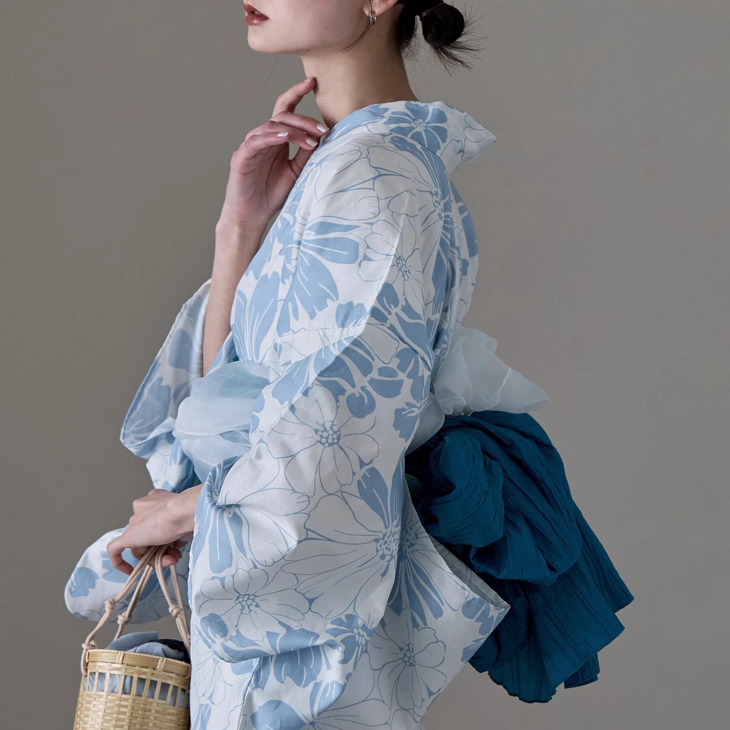 Ethnic Fashion Dress - Tradycyjna Yukata Kimono Sukienka dla Dziewczynek