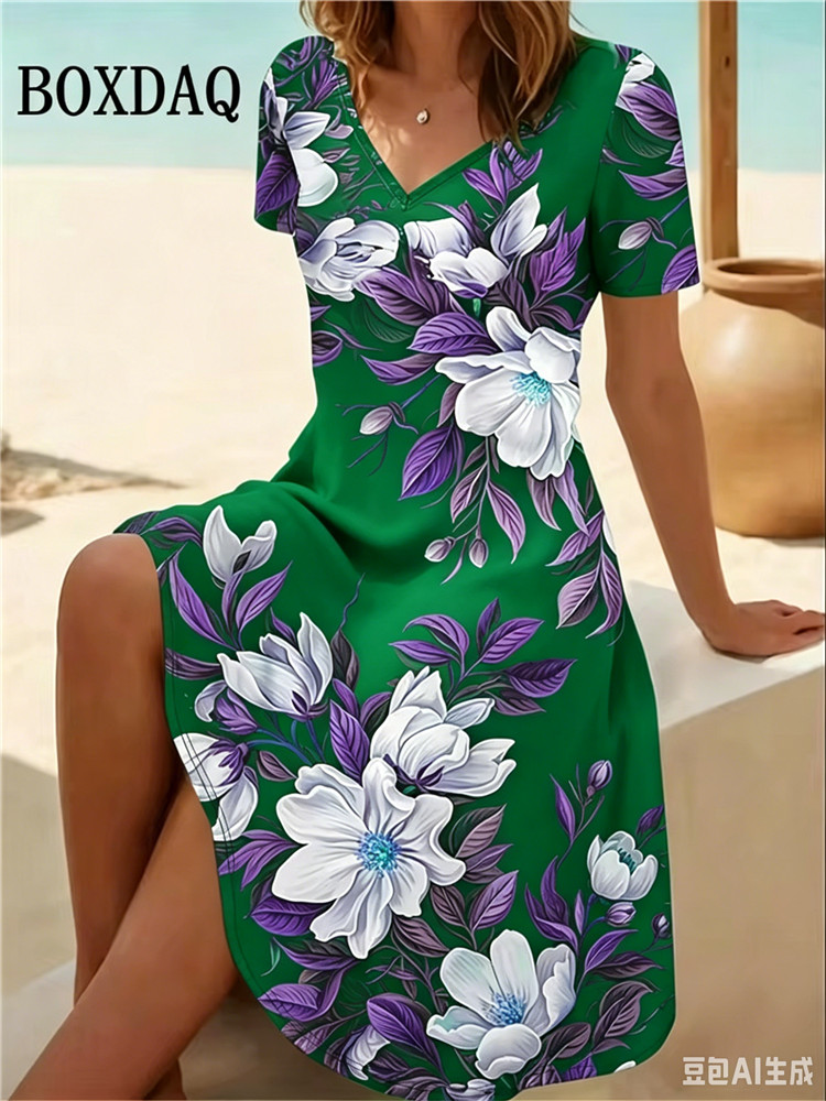 Ethnic Fashion Dress - Sukienki damskie w rozmiarze 6XL Plus