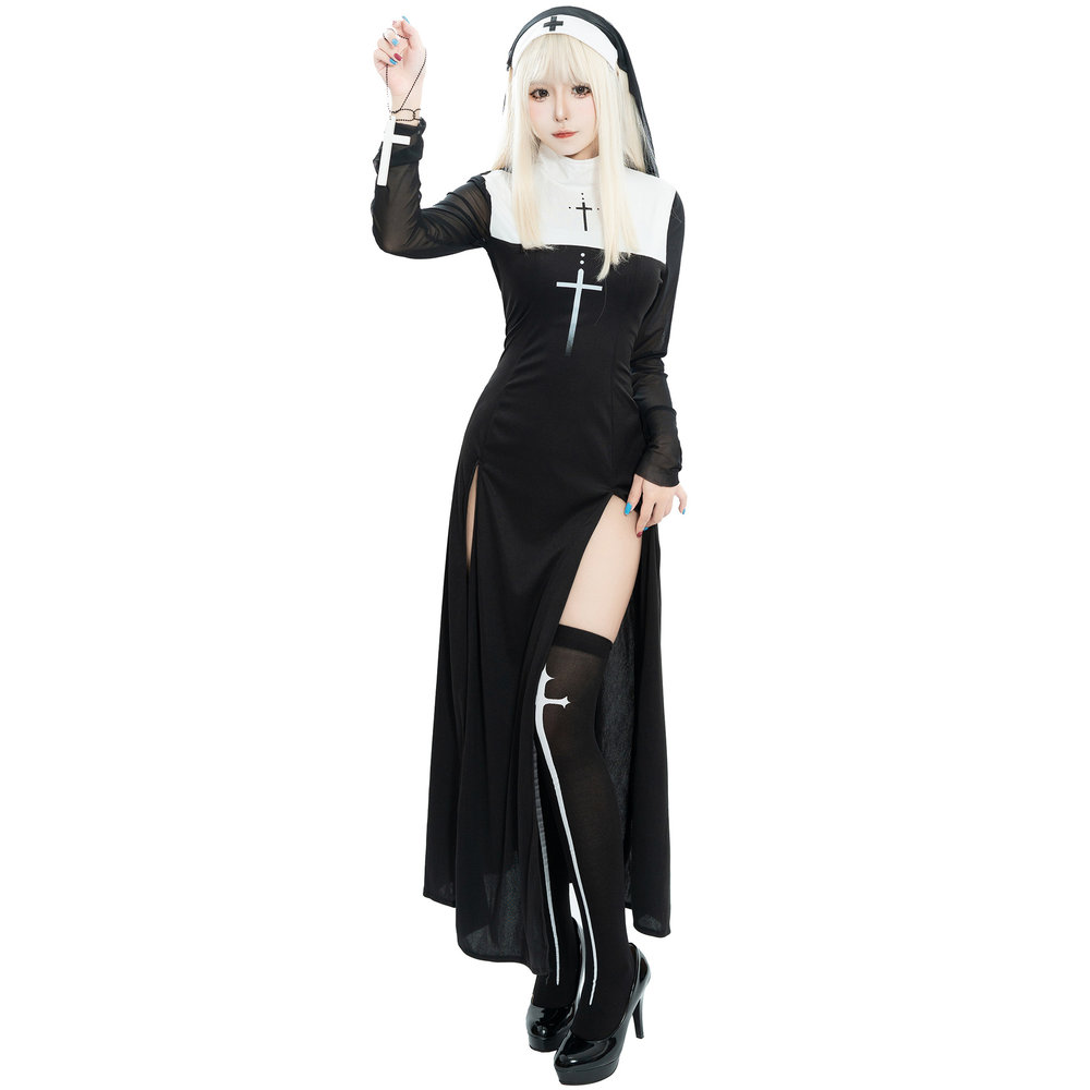 Ethnic Fashion Dress - Strój zakonnicy Marii, sukienka na występy