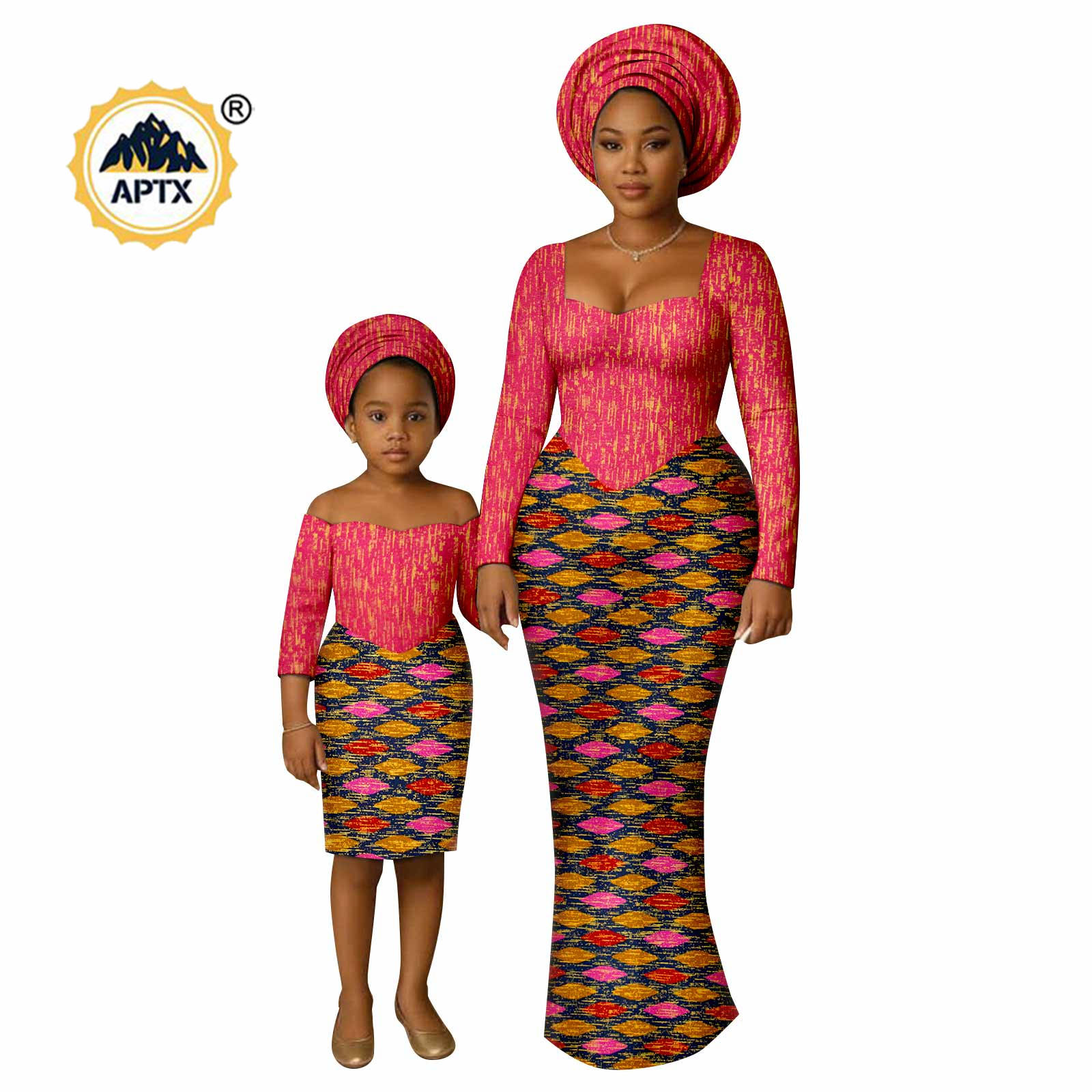 African Ankara Print - Sukienki damskie z afrykańskim wzorem, stroje