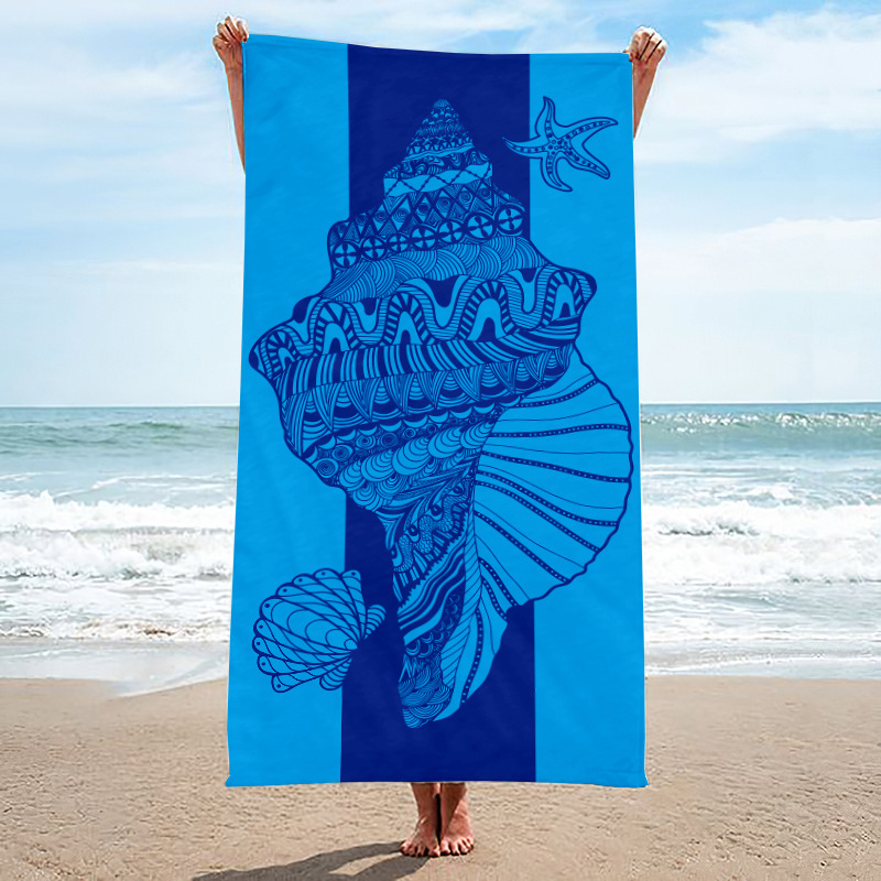 Pomarańczowo-niebieski ręcznik – Ikat Woven Fabric recenzja i cena