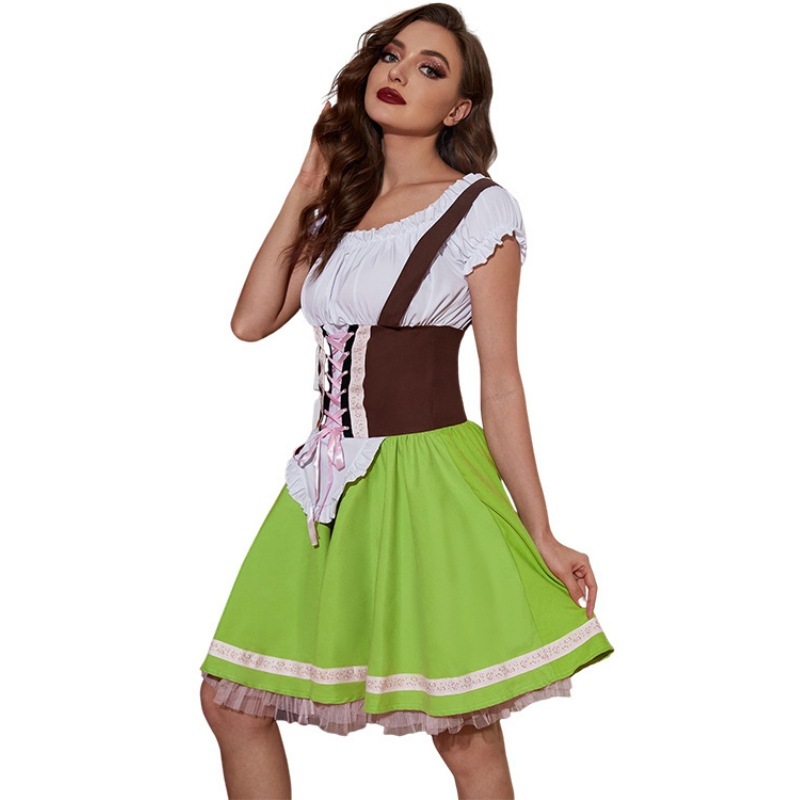 Nowe Zielone Ubrania na Festiw – Ethnic Fashion Dress recenzja i cena