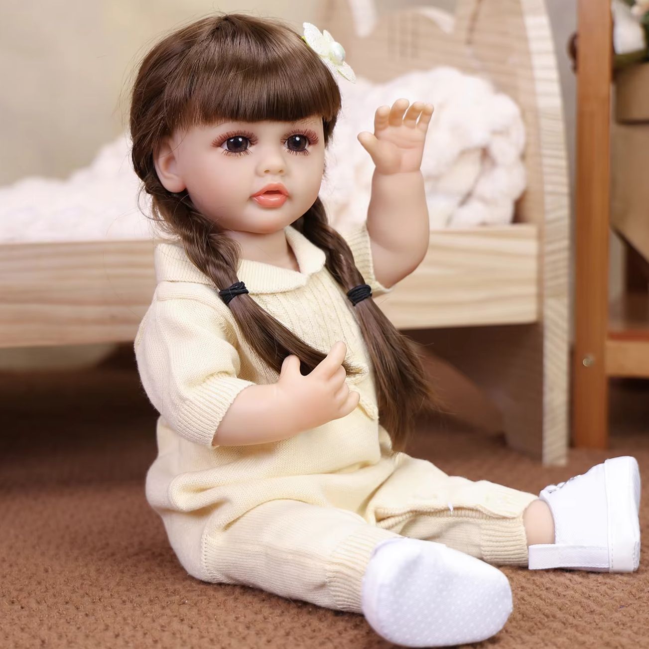 KEIUMI 43CM Lalka Reborn Bebe, – Ethnic Fashion Model recenzja i cena