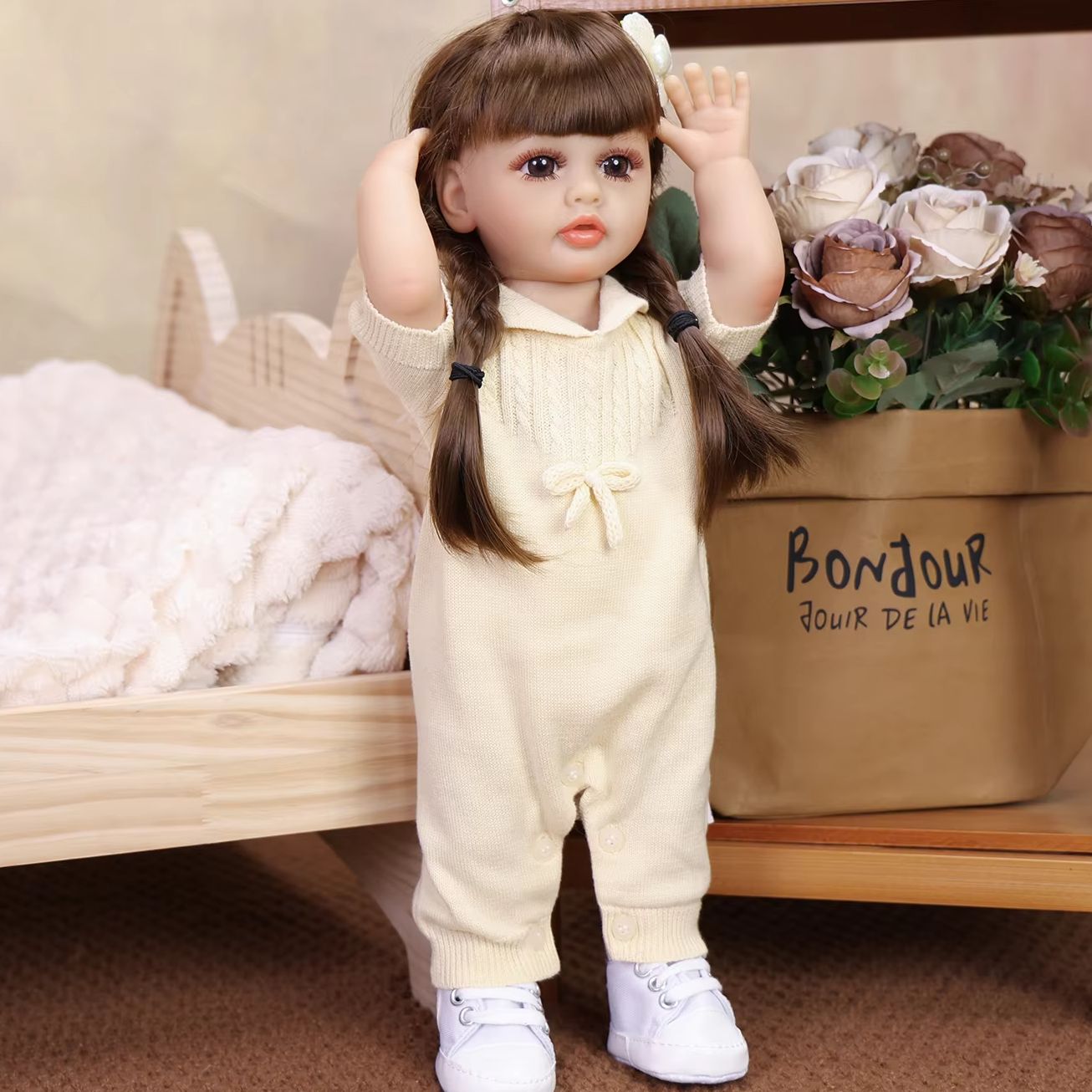 KEIUMI 43CM Lalka Reborn Bebe, – Ethnic Fashion Model recenzja i cena
