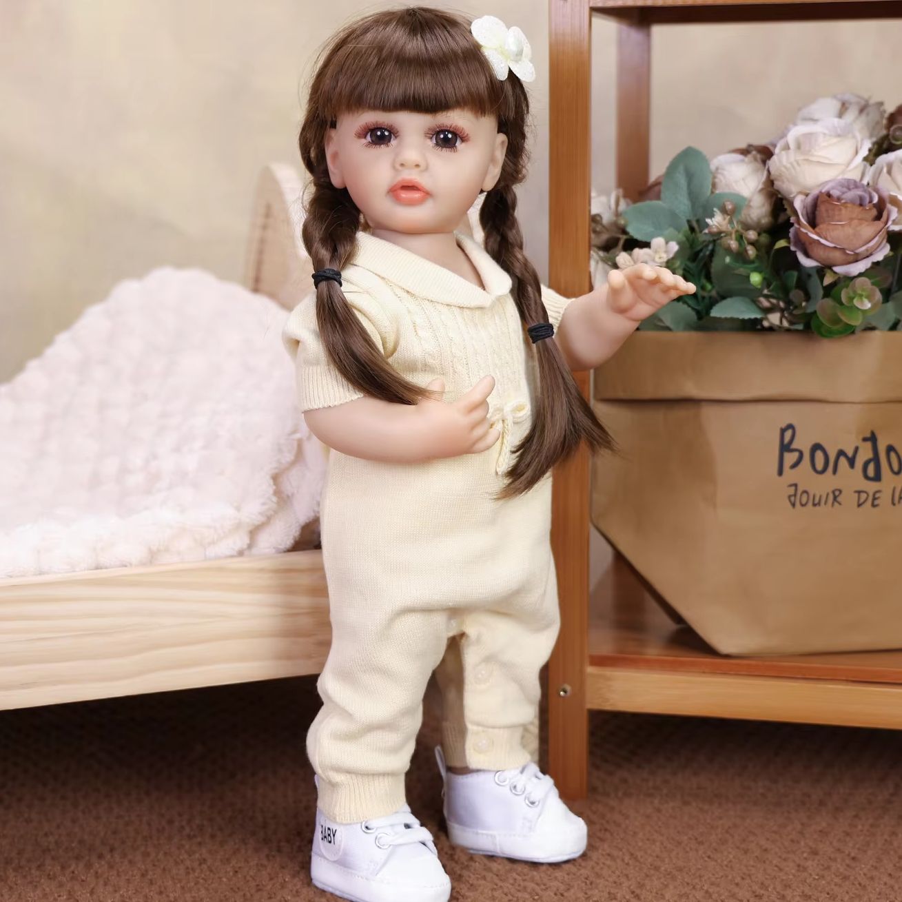 KEIUMI 43CM Lalka Reborn Bebe, – Ethnic Fashion Model recenzja i cena